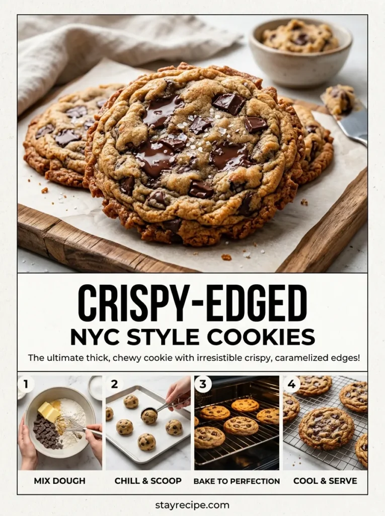 Crispy Edged Nyc Style Cookies