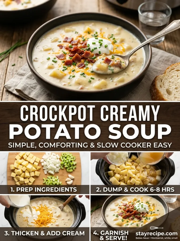 Crockpot Creamy Potato Soup Idea