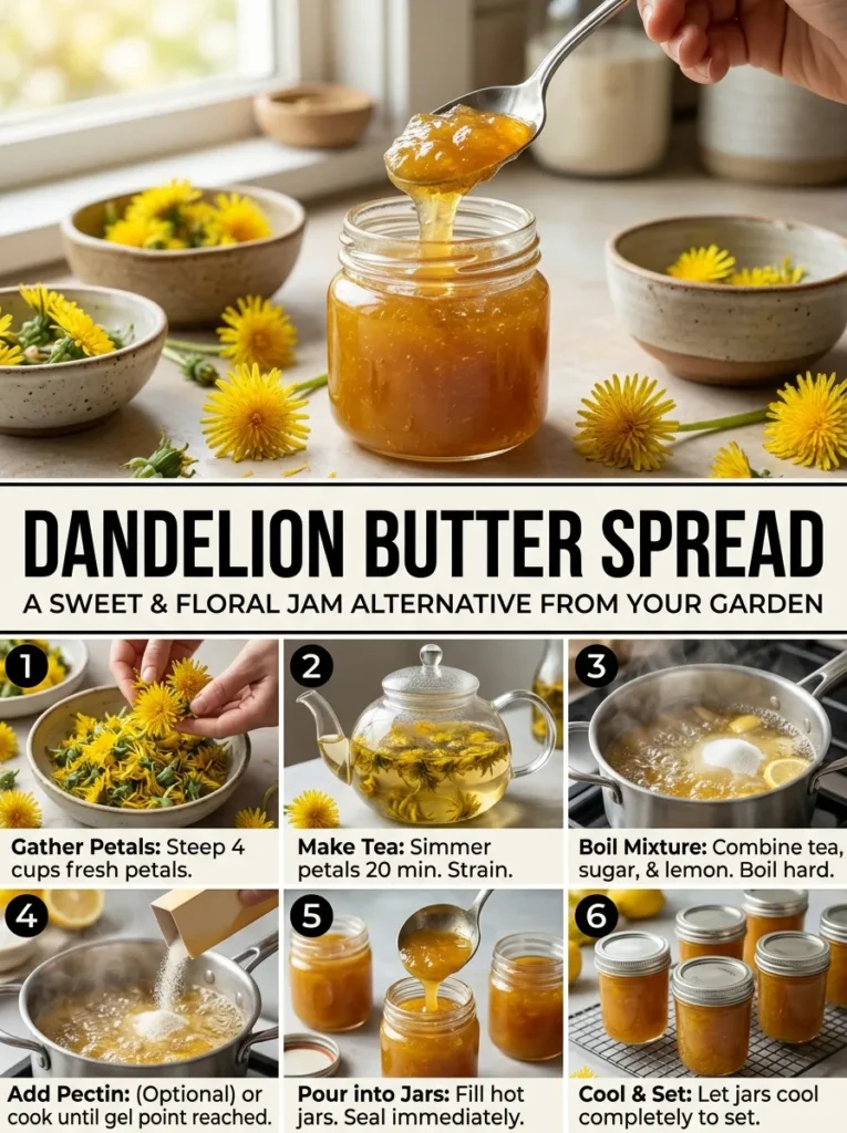 Dandelion Butter Spread