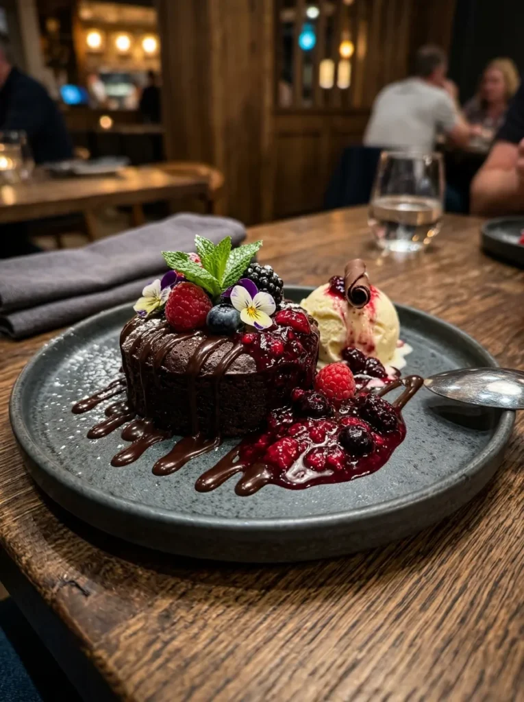 Dark Chocolate Berry Drizzle