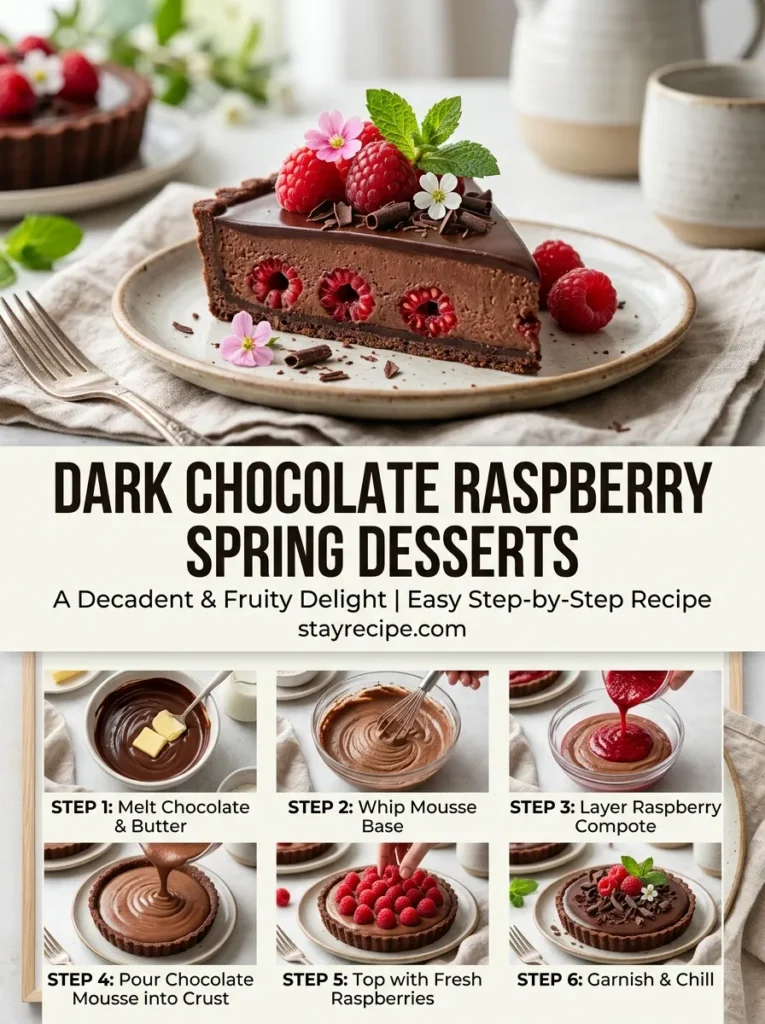 Dark Chocolate Raspberry Desserts