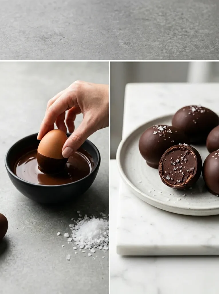 Dark Chocolate Sea Salt Gourmet Eggs