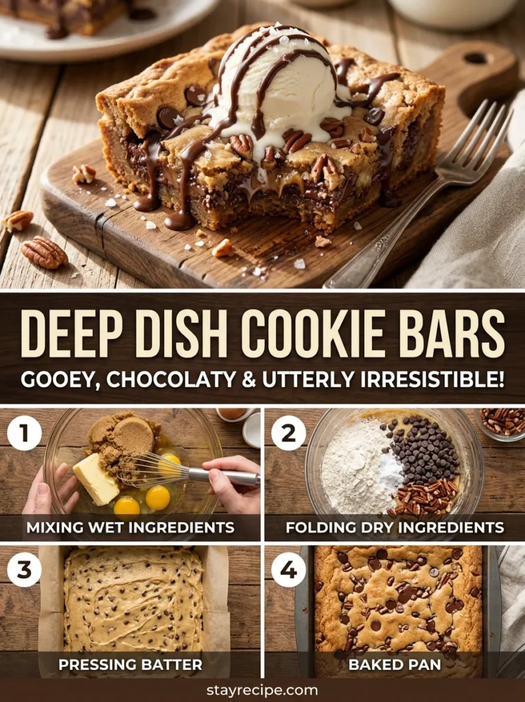 Deep Dish Cookie Bars
