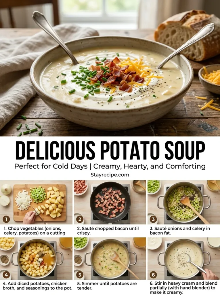 Delicious Potato Soup For Cold Days