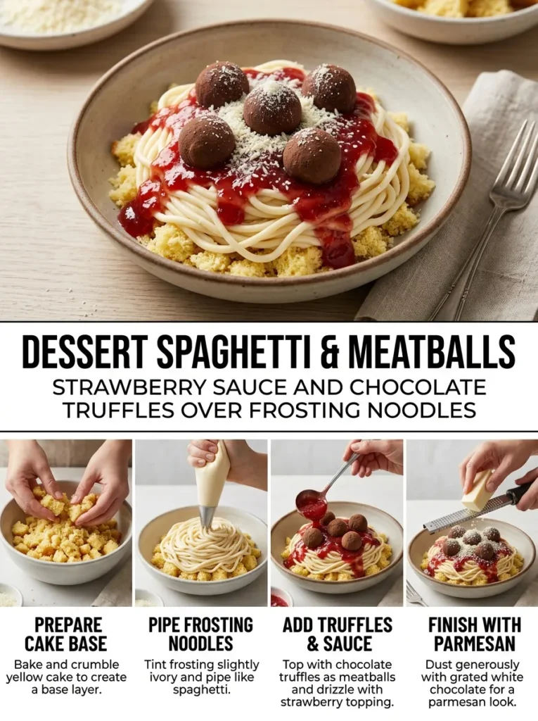 Dessert Spaghetti Meatballs