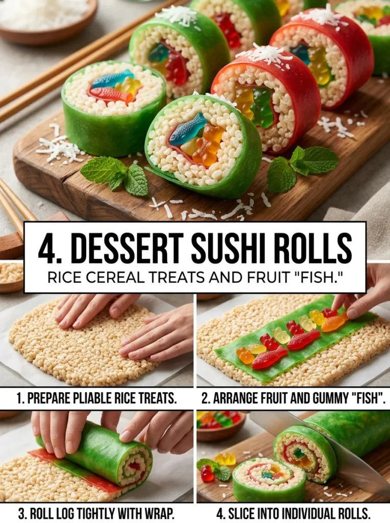 Dessert Sushi Rolls