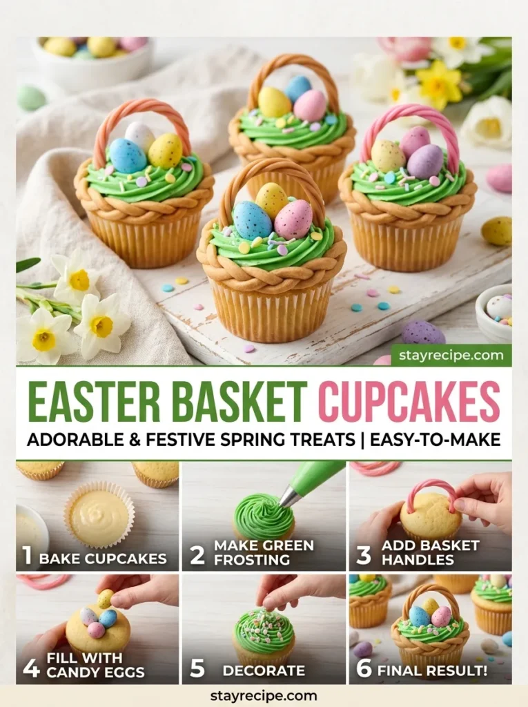Easter Basket Cupcakes