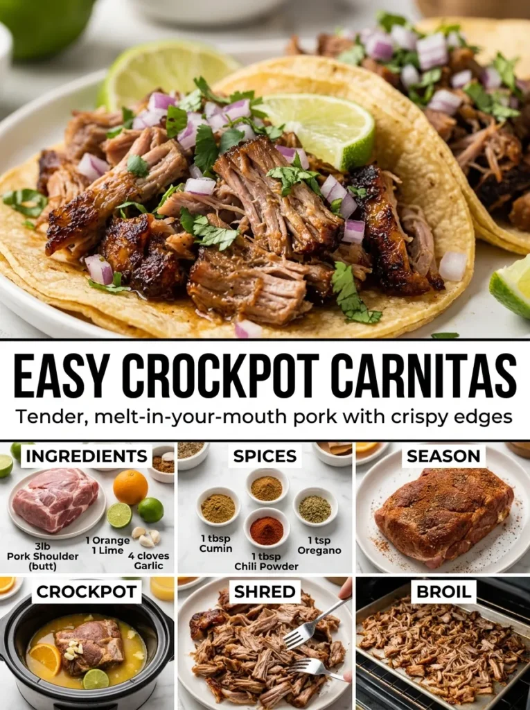 Easy Crockpot Carnitas