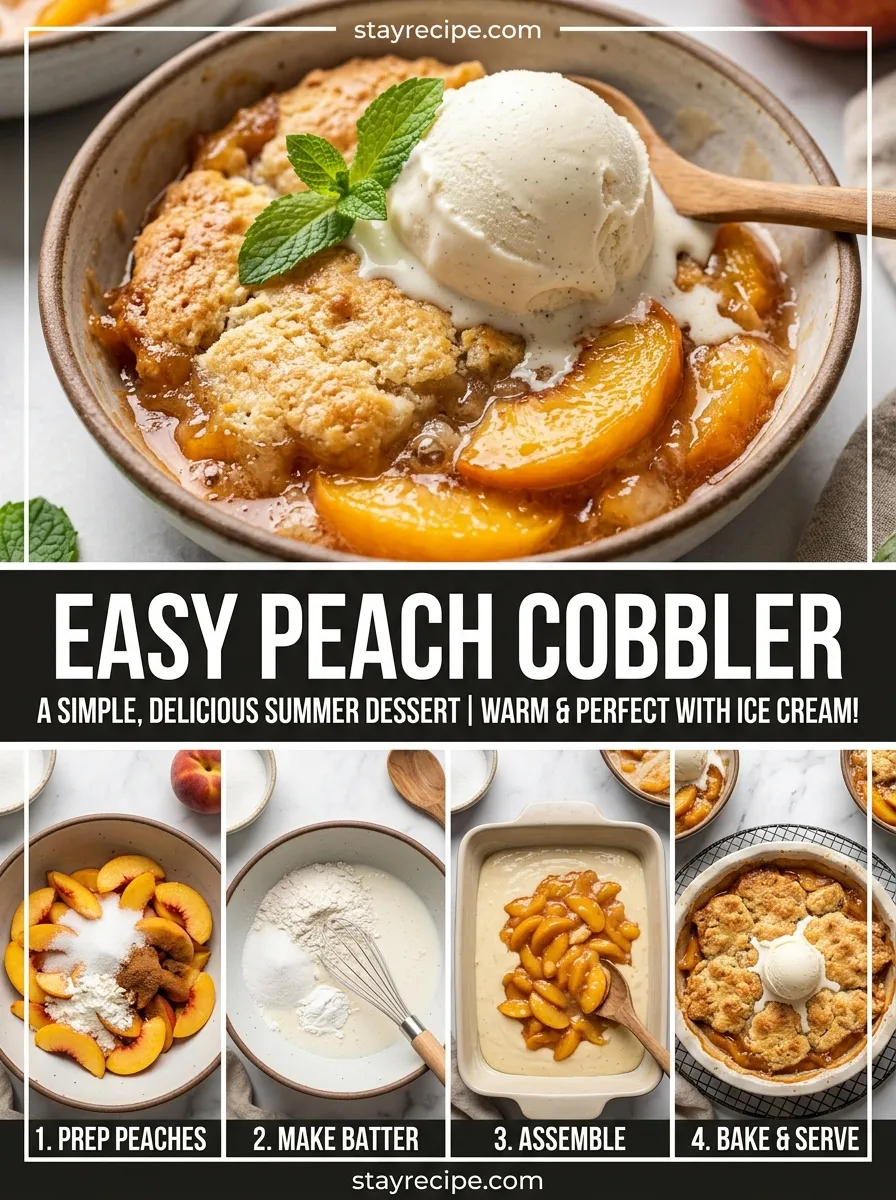 Easy Peach Cobbler