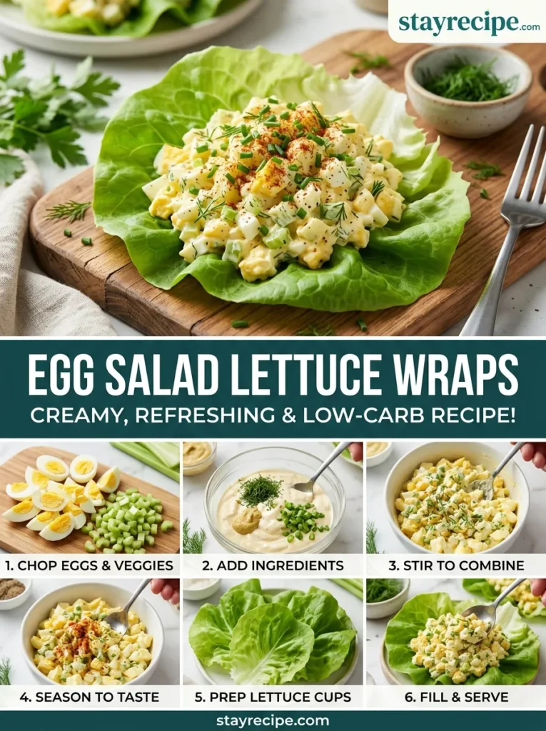 Egg Salad Lettuce Wrap