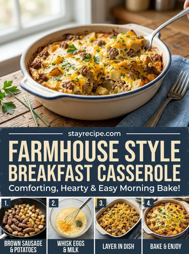 Farmhouse Style Breakfast Casserole