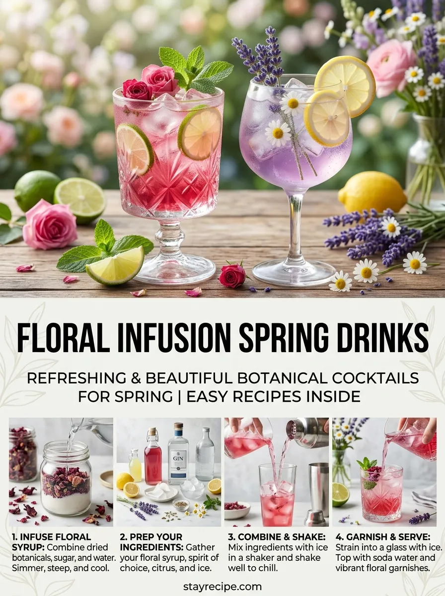 Floral Infusion Spring Drinks Ndrinks