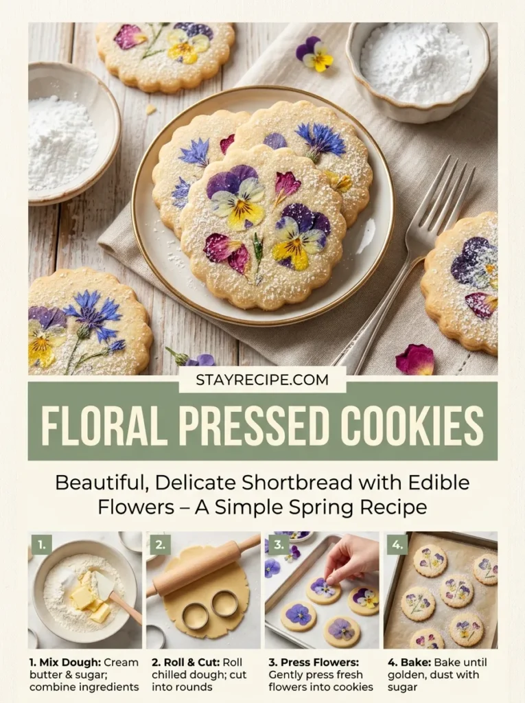 Floral Pressed Cookies