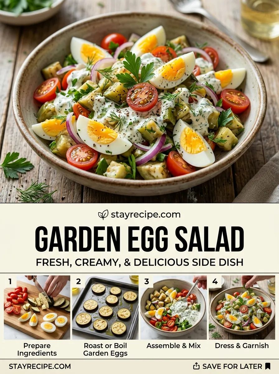 Garden Egg Salad Cucumber Salad