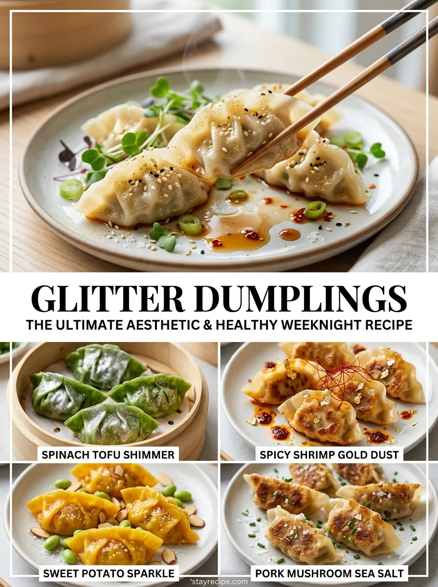 Glitter Dumplings: The Ultimate Aesthetic & Healthy Weeknight Recipe