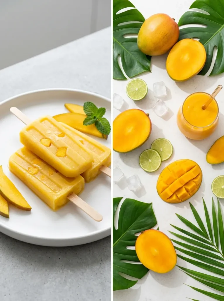 Golden Mango Tropical Spring Pops