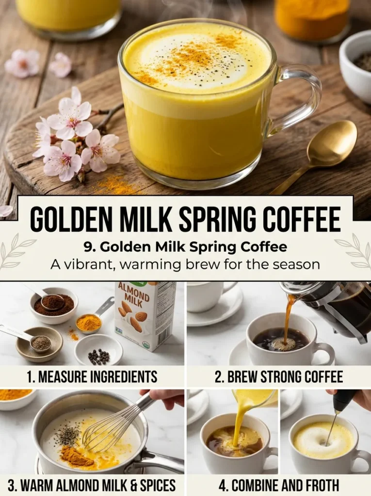 Golden Milk Spring Coffeegolden Milk Spring Coffee