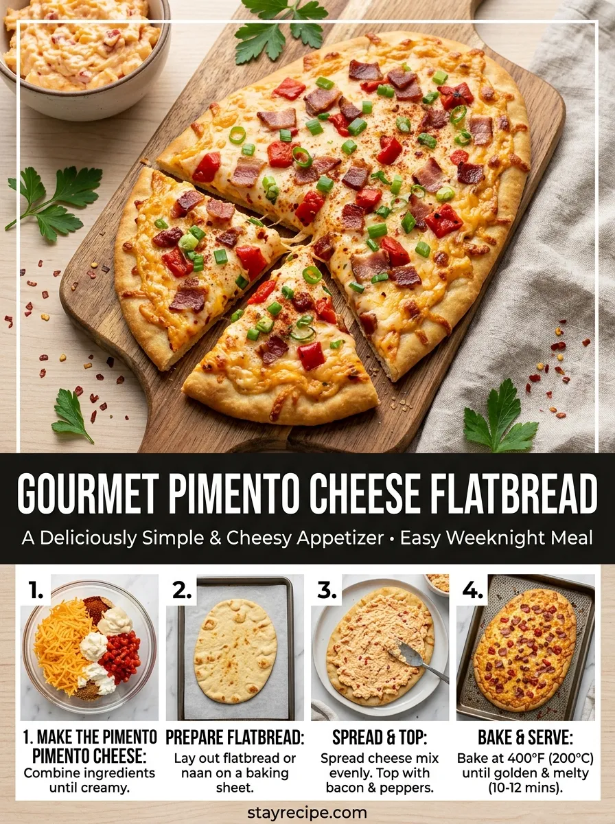 Gourmet Pimento Cheese Flatbread