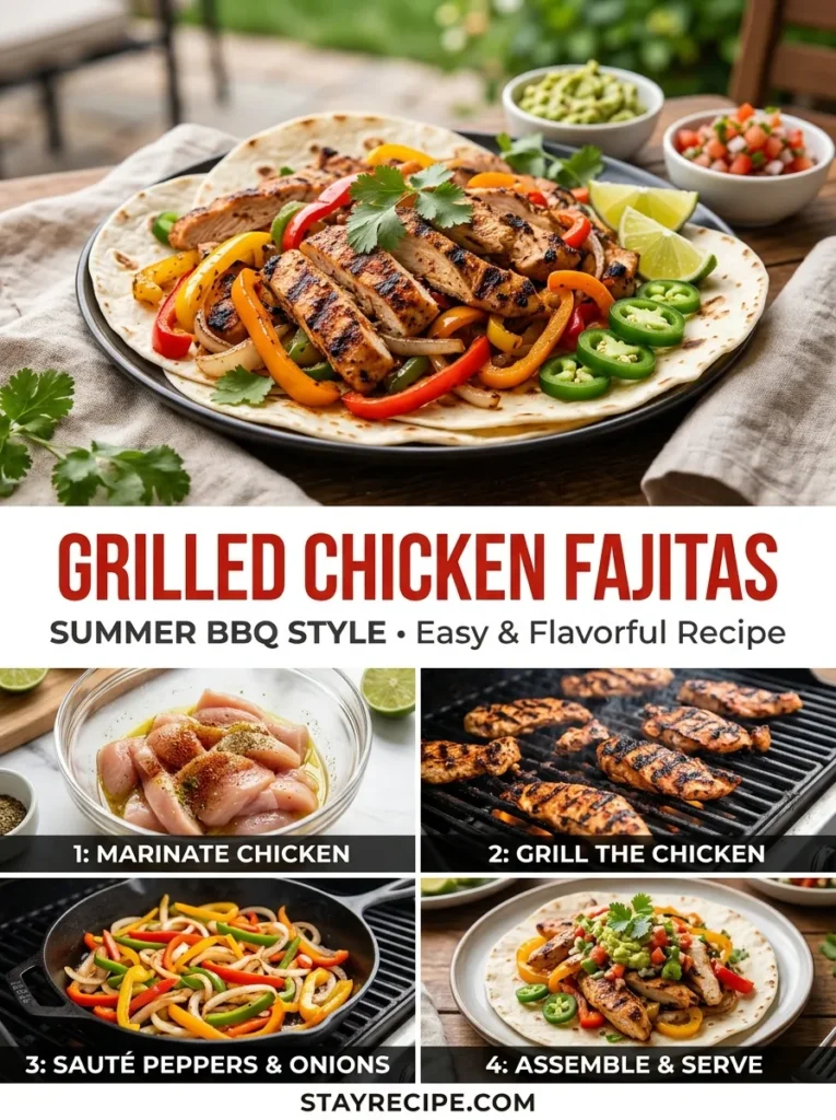 Grilled Chicken Fajitas Summer Bbq Style