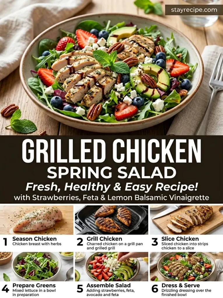Grilled Chicken Spring Salad