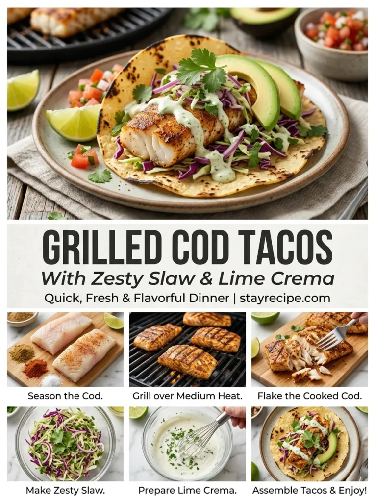 Grilled Cod Tacos