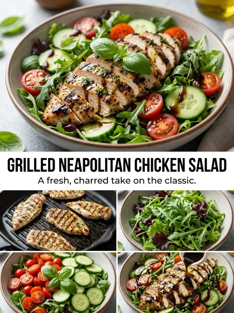Grilled Neapolitan Chicken Salad