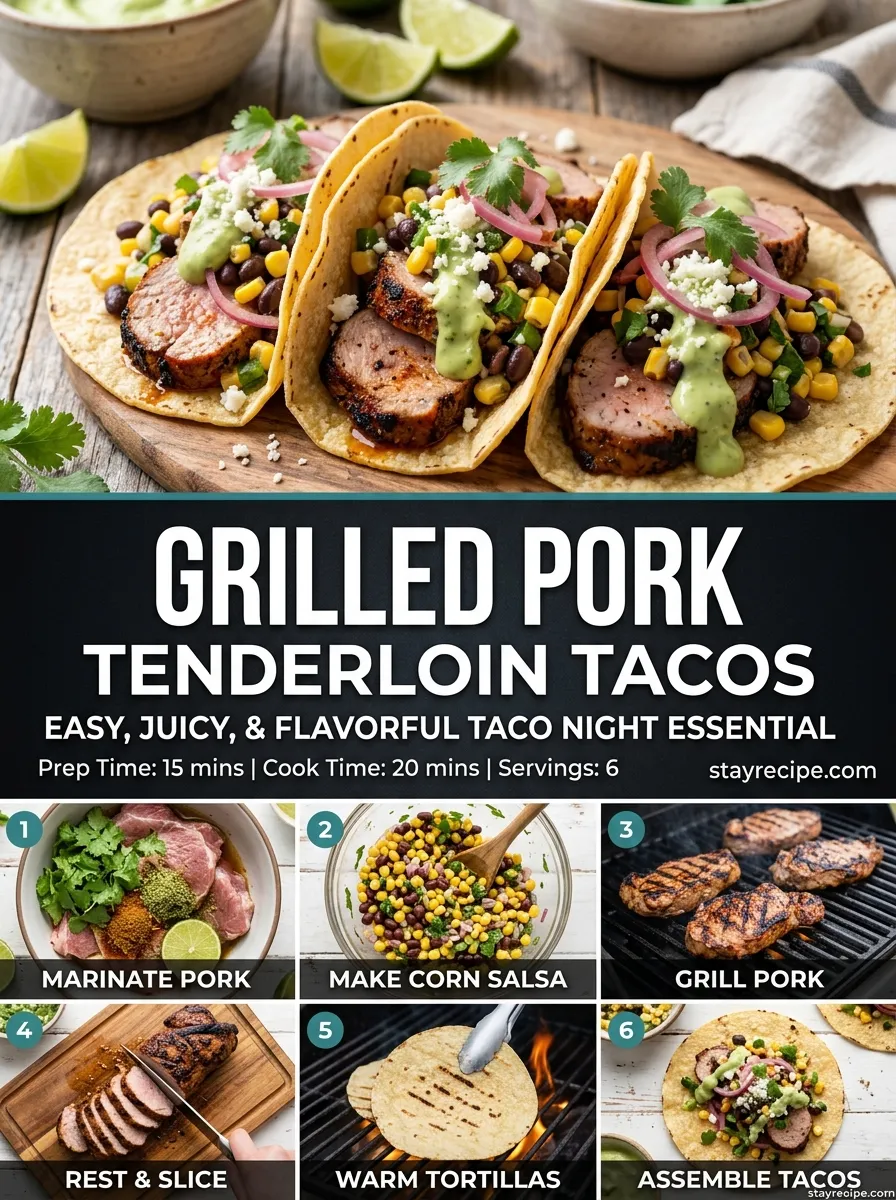 Grilled Pork Tenderloin Tacos Summer Grilling Recipes