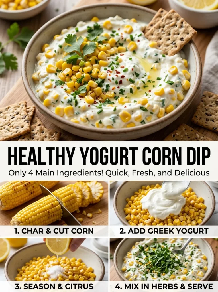 Healthy Yogurt Corn Dip