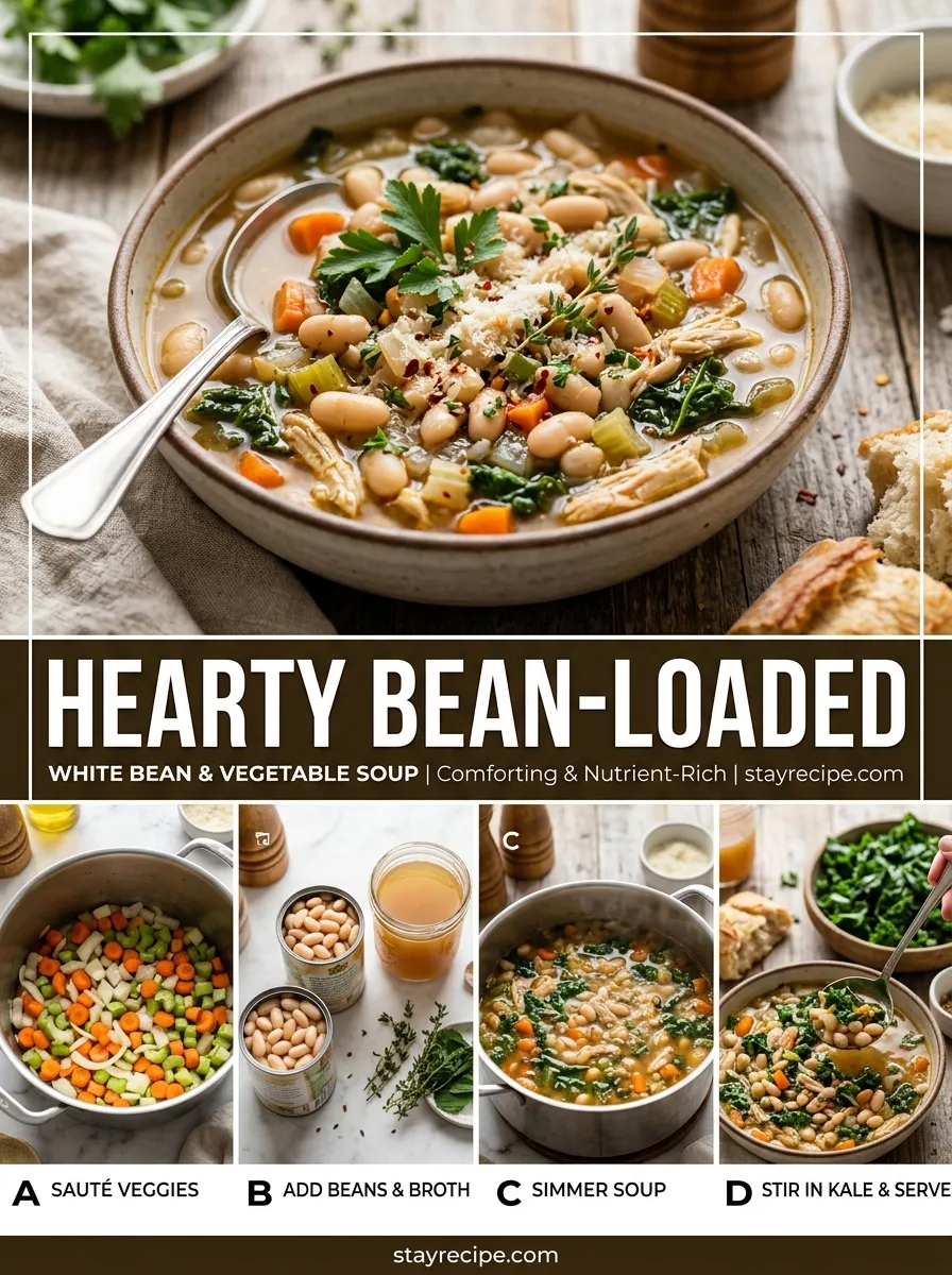 Hearty Bean Loaded White Chicken Chili