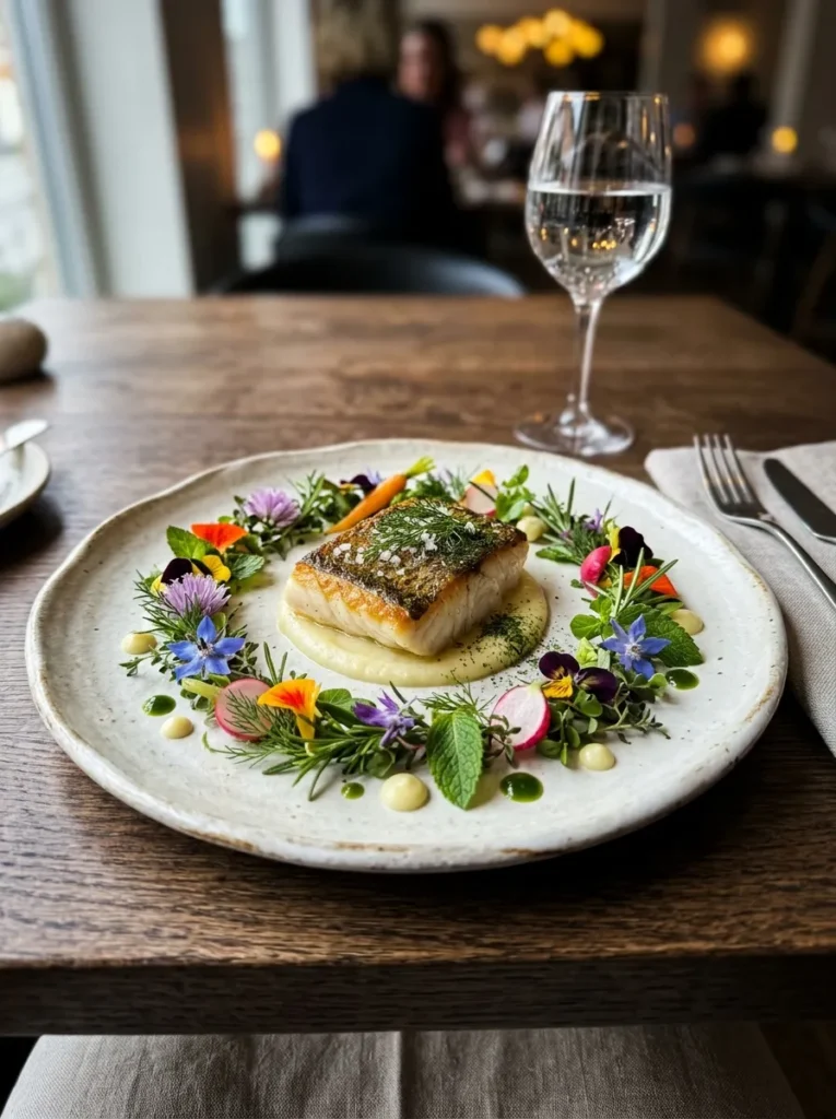 Herb Infused Garden Border Elegant Vibe