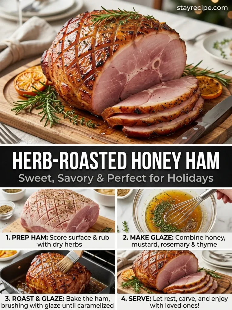 Herb Roasted Honey Ham Honey Baked Ham Recipe