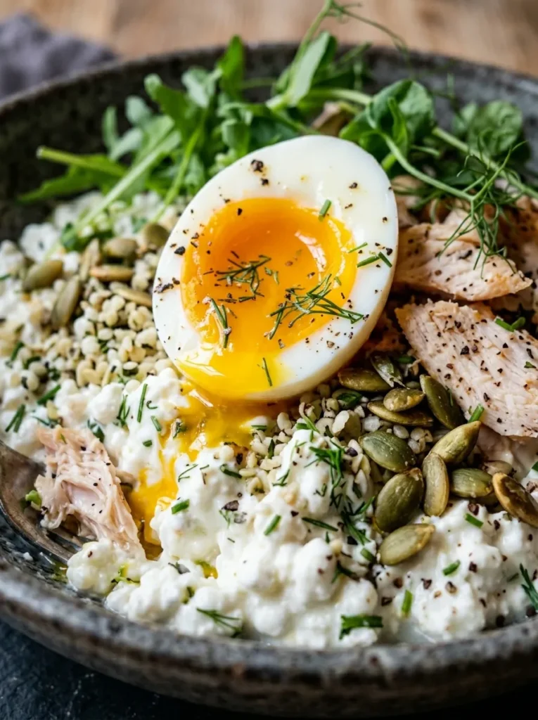 High Protein Cottage Cheese Mashup