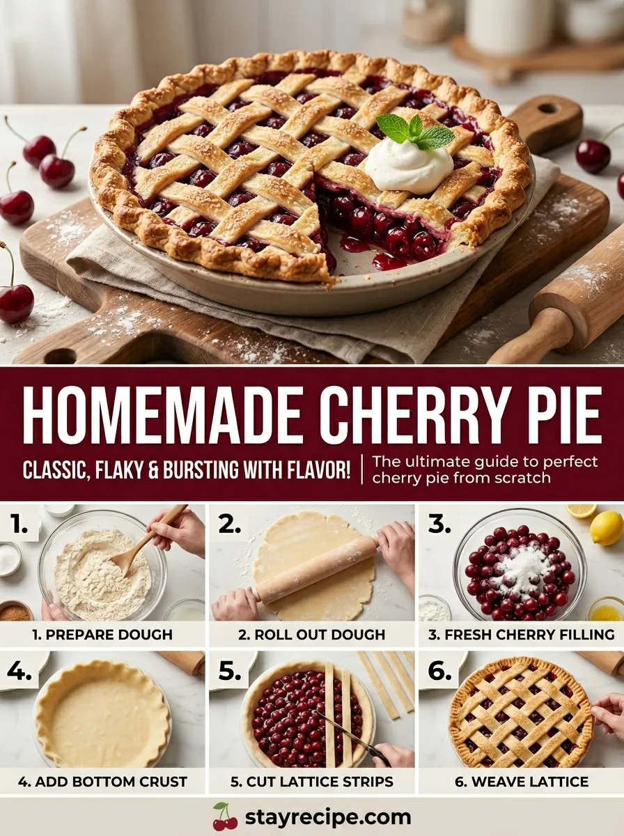 Homemade Cherry Pie Easy Summer Desserts