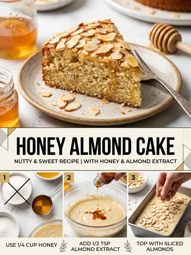 Honey Almond Nutty And Sweet Kekhoney Almond Nutty And Sweet Kek