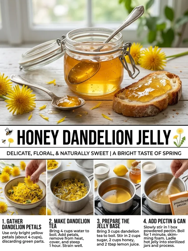 Honey Dandelion Jelly