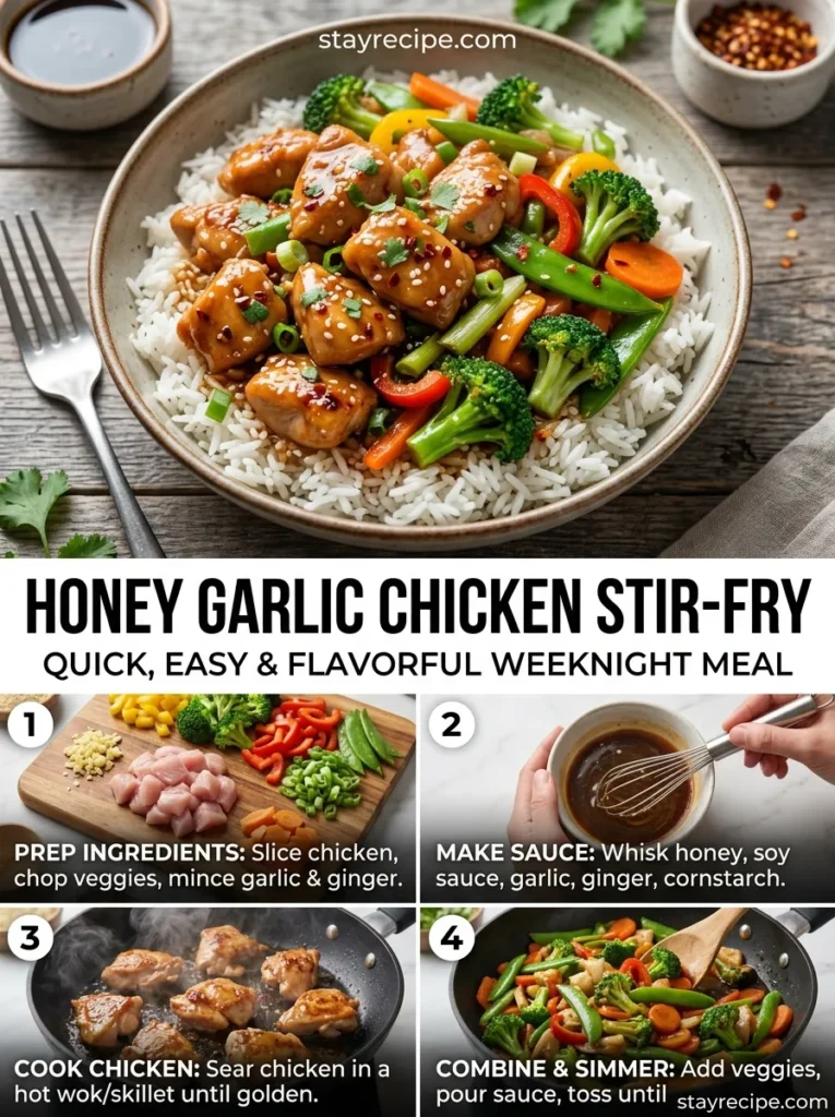 Honey Garlic Chicken Stir Fry