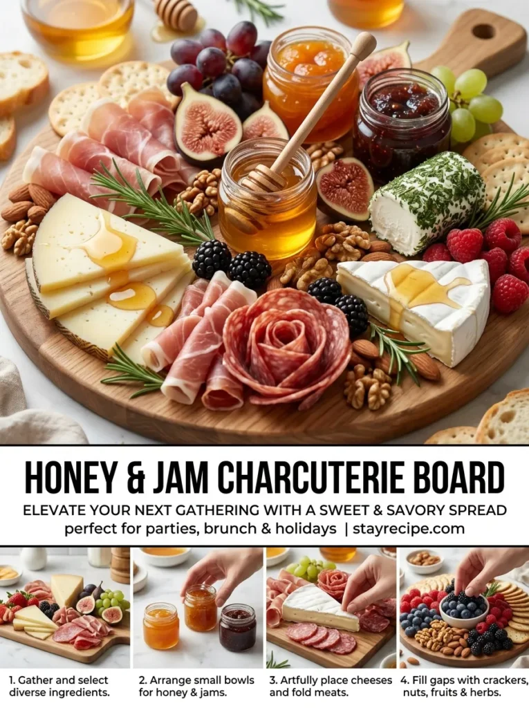 Honey Jam Charcuterie Board