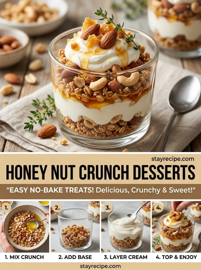 Honey Nut Crunch Desserts