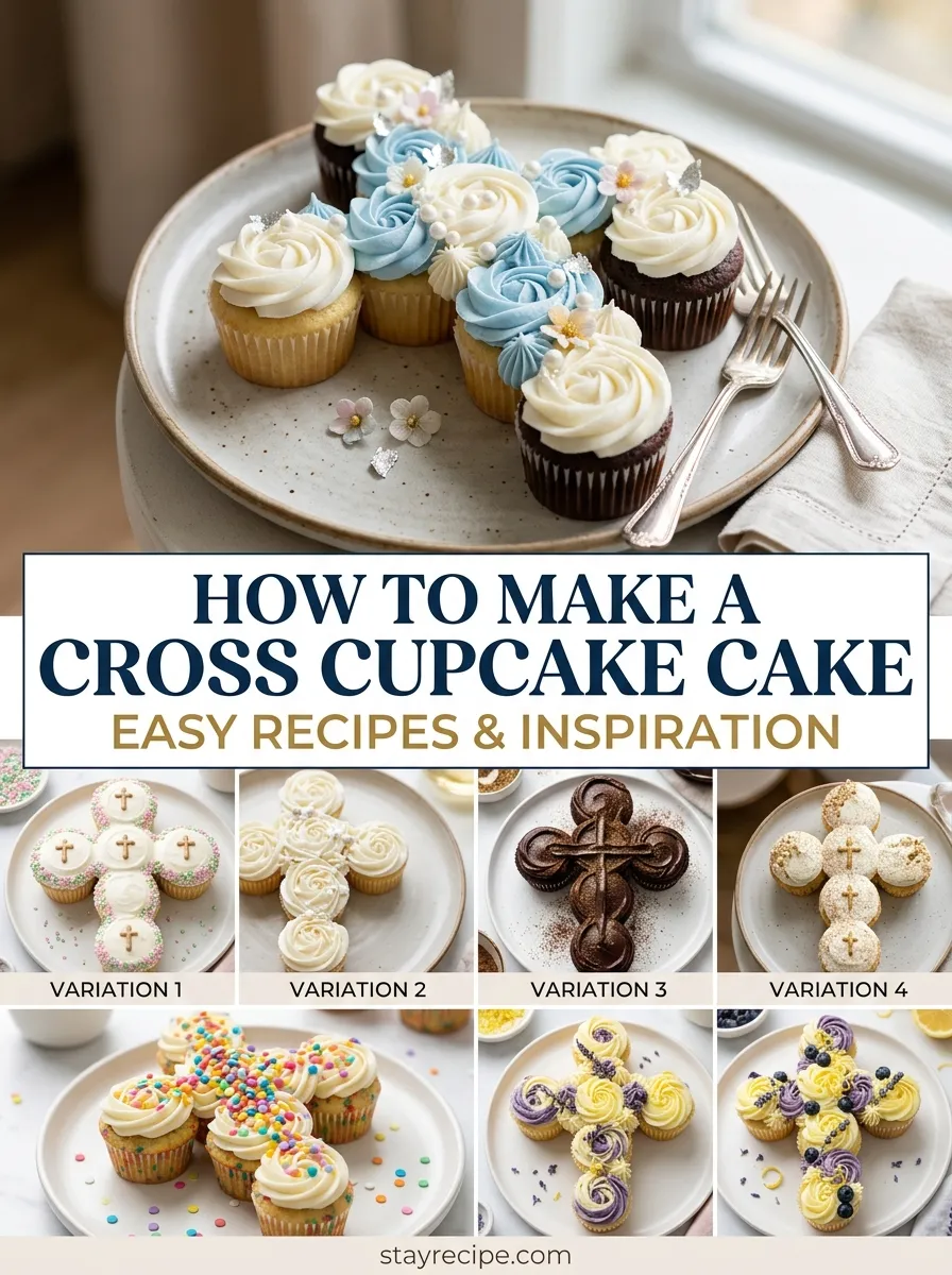 How to Make a Cross Cupcake Cake: A Complete Step-by-Step Guide to Aesthetic Pull-Apart Treats