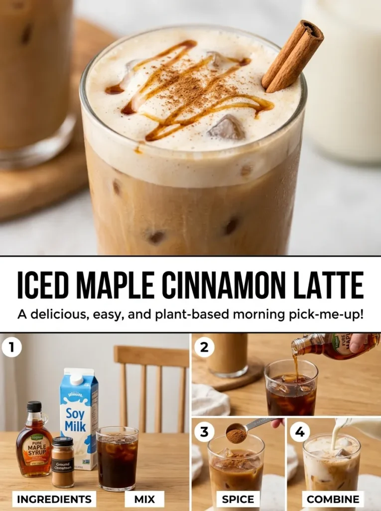 Iced Maple Cinnamon Latte Iced Maple Cinnamon Latte