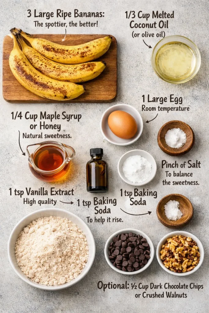Ingredients For This Recipe Banana Bread Recipe