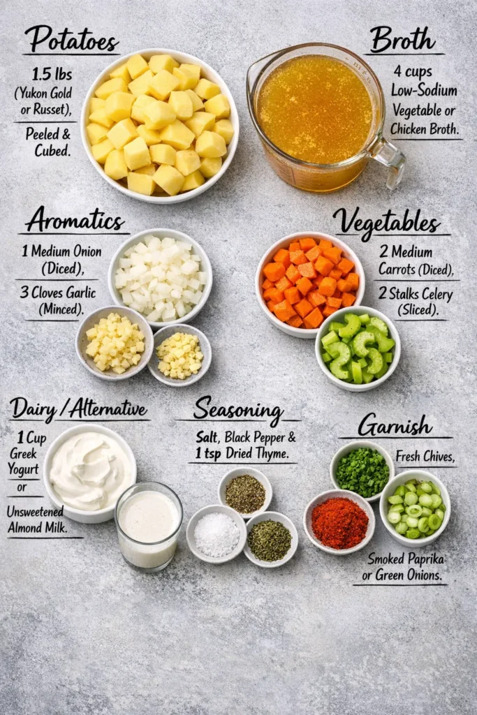Ingredients Potato Soup
