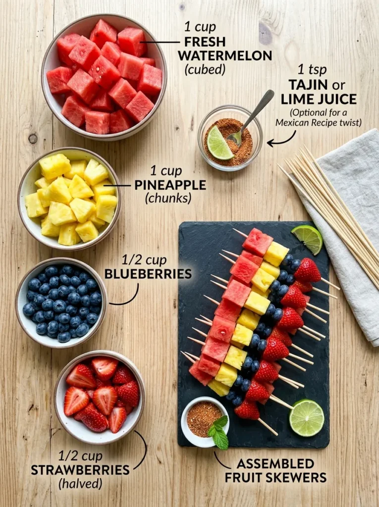 Ingredients Beach Snacks