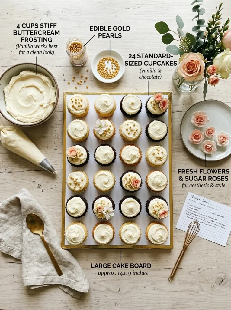 Ingredients Cross Cupcake Cake