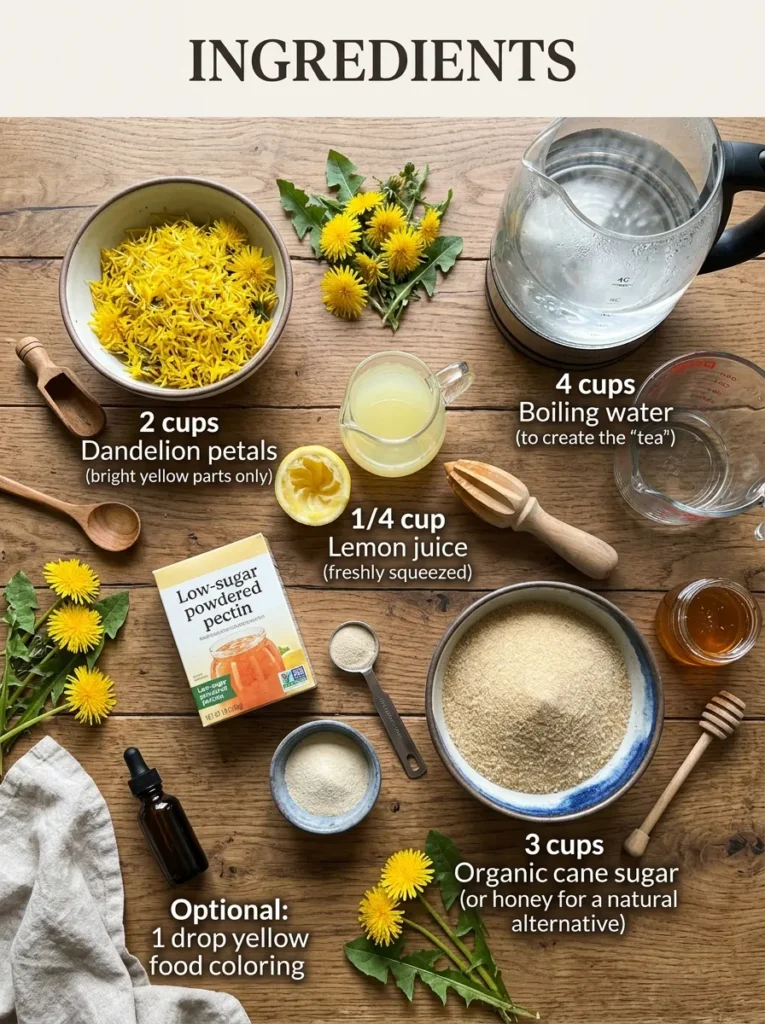 Ingredients Dandelion Jelly Recipe