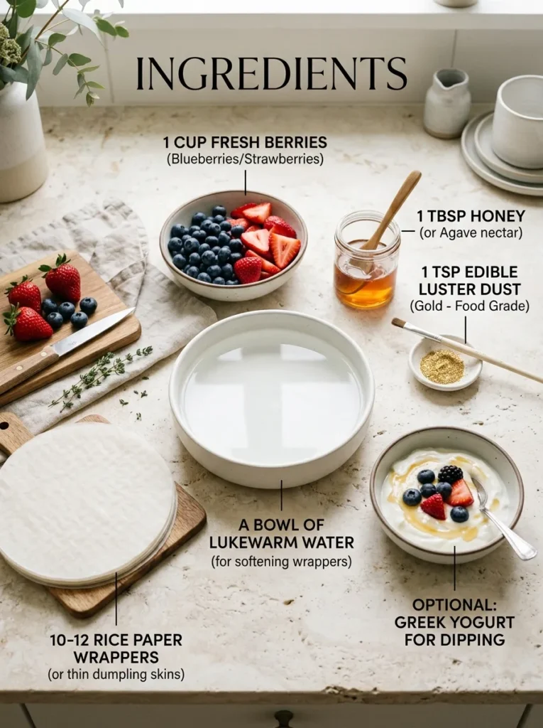 Ingredients Glitter Dumpling