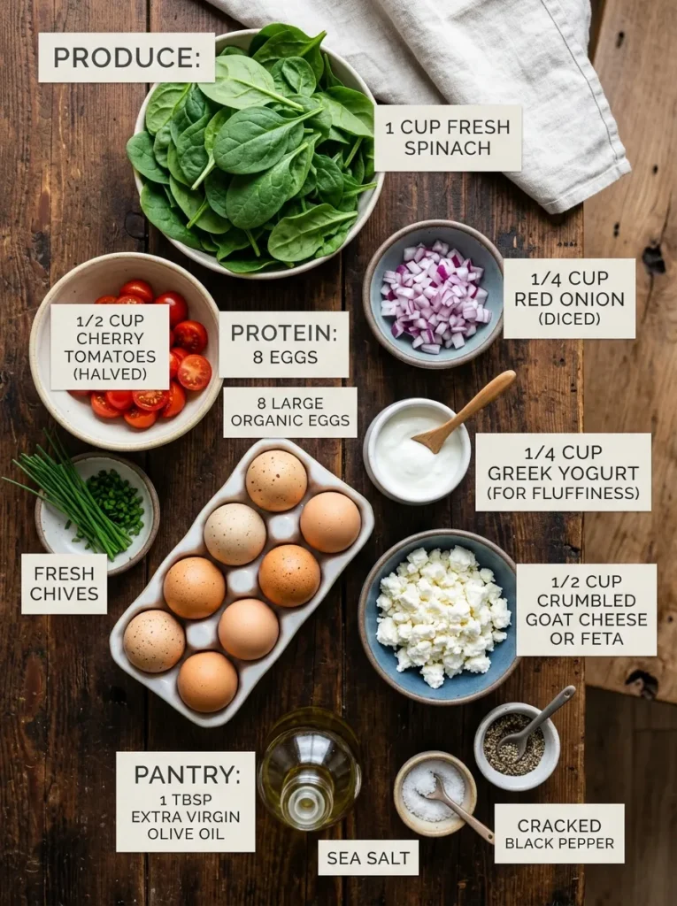 Ingredients Mothers Day Brunch