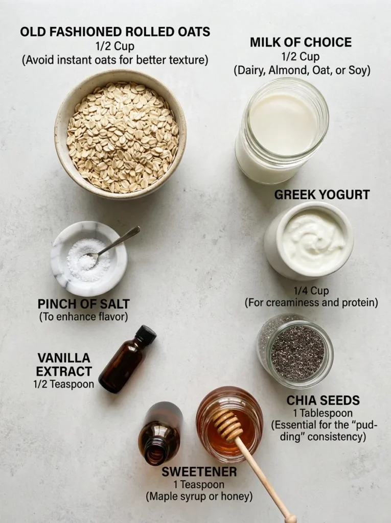 Ingredients Overnight Oats