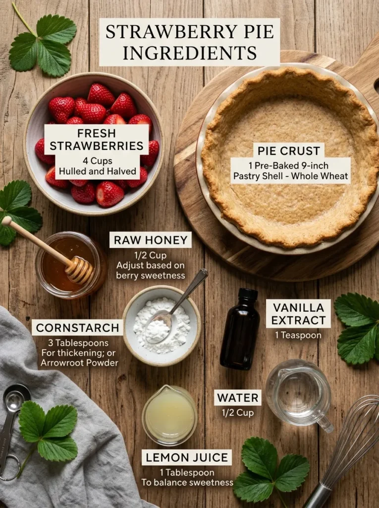 Ingredients Shoneys Strawberry Pie