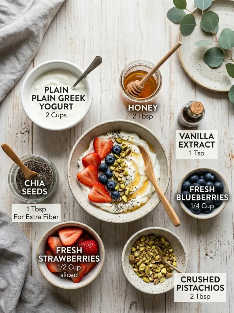 Ingredients Summer Dessert